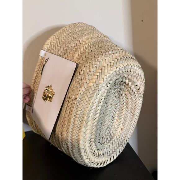 versace beach rafia medusa tote - Picture 3 of 5